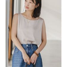 《追加予約3》【洗える】ルナサテンデコルテ2WAYトップス