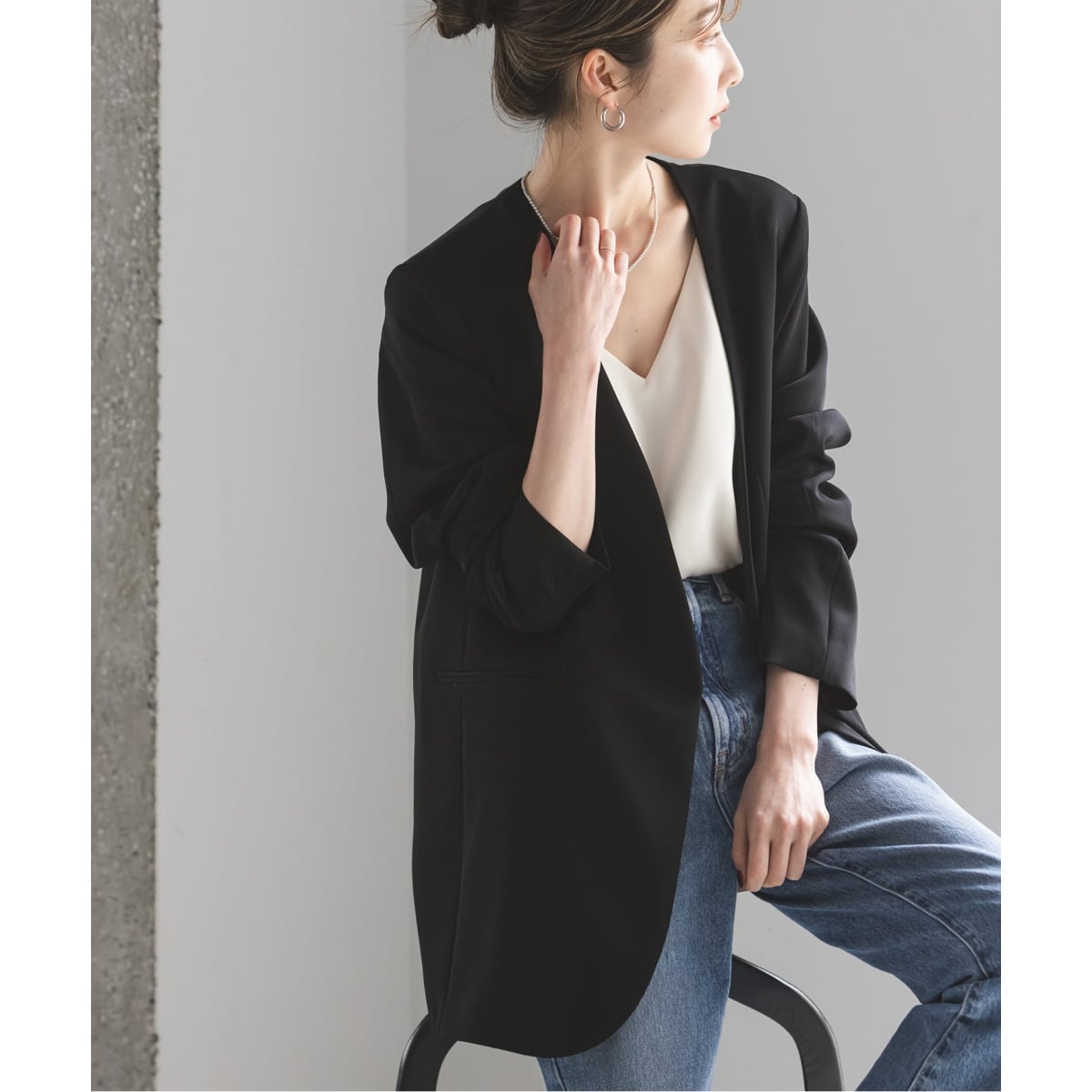 スピック＆スパン(Spick and Span) レディース ノーカラー