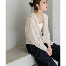 《追加予約》ブリーズメッシュショートフードブラウス