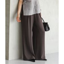 《追加予約》【洗える】ライトジョーゼットドレープパンツ