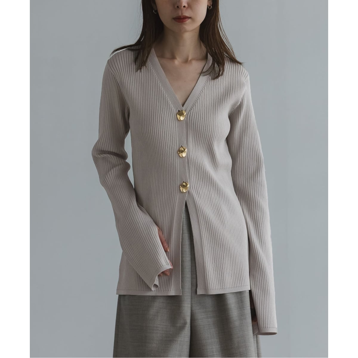 ELENI/エルニ フロウゴールドボタンニット | ノーブル(Noble) | マルイ