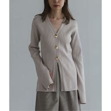 《予約》ELENI/エルニ フロウゴールドボタンニット