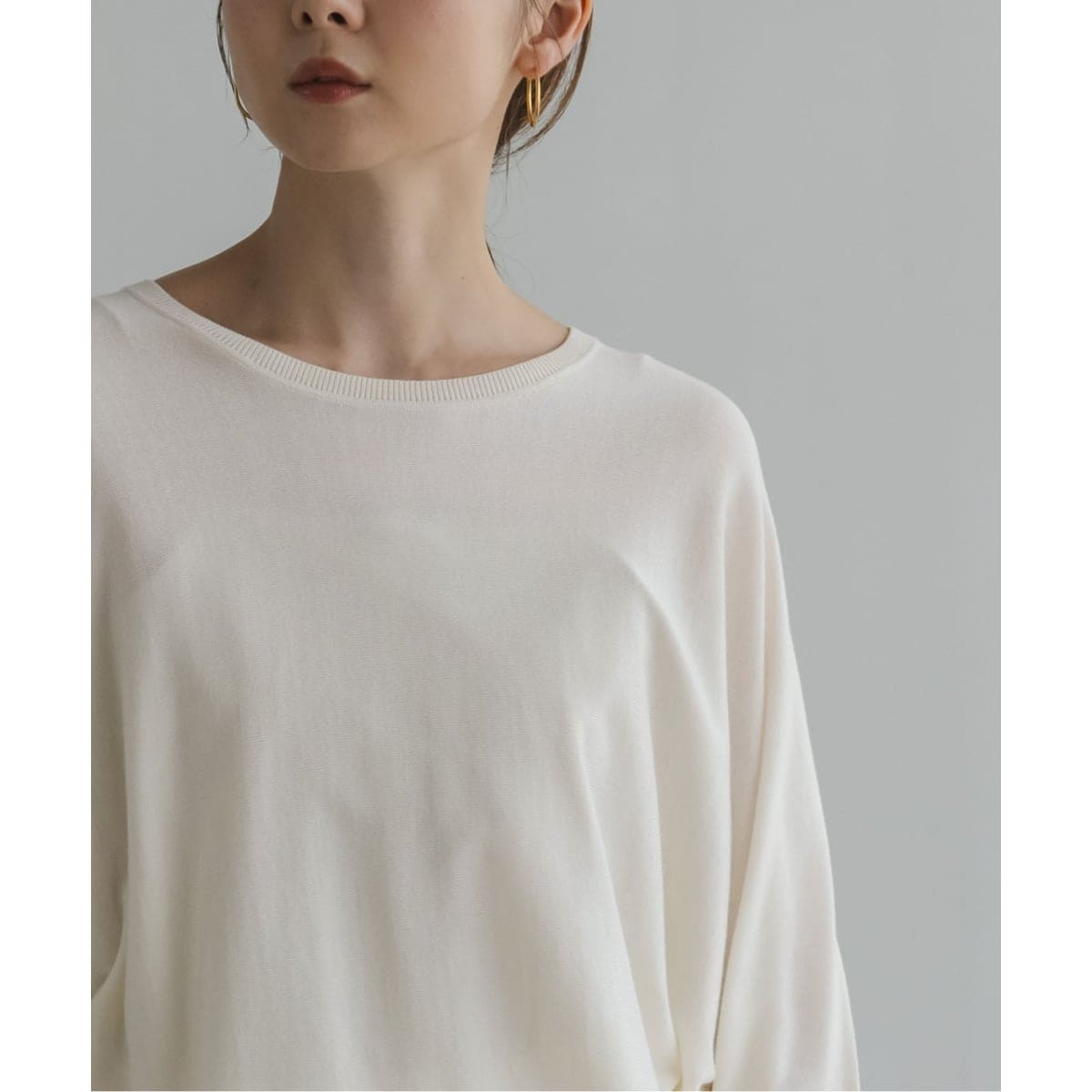 NOBLE ELENI/エルニシルクニットプルオーバー定価29700円 追加》ELENI/エルニ シルクニットプルオーバー（ニット／セーター