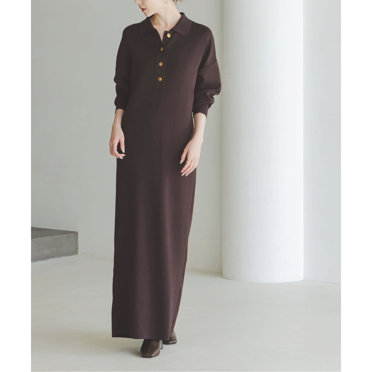 【新品】NOBLEワンピース フレンチカルゼナローラインワンピース | ノーブル(Noble) | マルイ