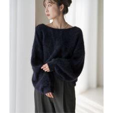 《予約》ファーニット2WAYパフスリーブニット