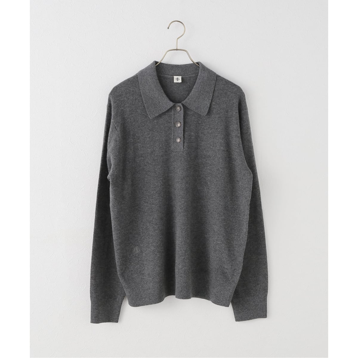 Spick &amp; Span - Spick and Span 未使用　コットン混Vネックニット Spick & Span（スピックアンドスパン）の「裾アシンメトリー