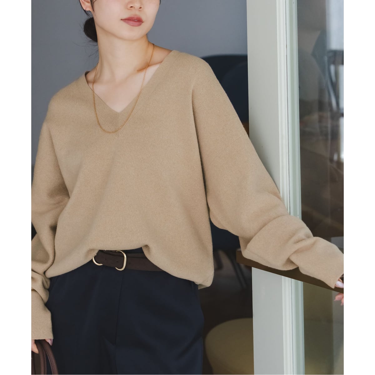 NOBLE ウールアルパカアンサンブルニット ウールアルパカアンサンブルニット | ノーブル(Noble) | マルイ