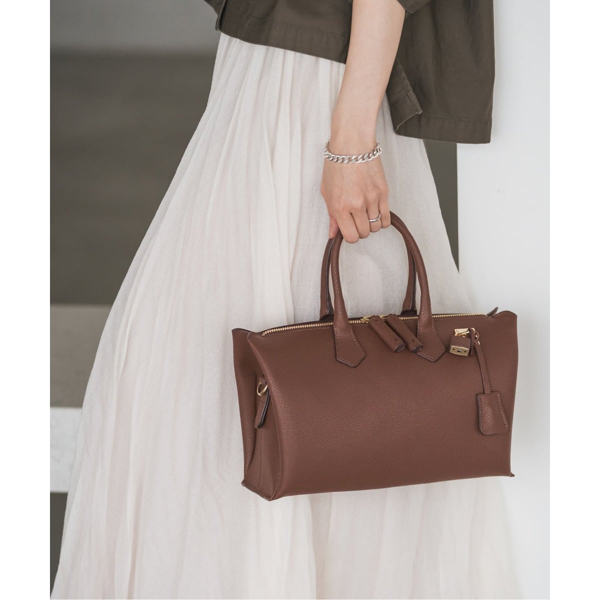 追加》LORISTELLA/ロリステッラ スクエアボストンバッグ