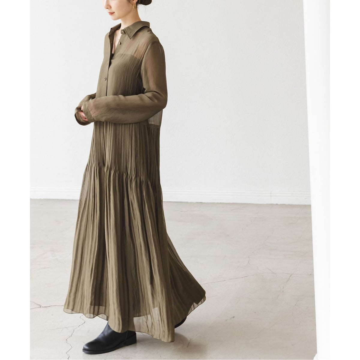 【新品】NOBLEワンピース NOBLE ワンピース バックノットロングワンピース : ZOZOTOWN