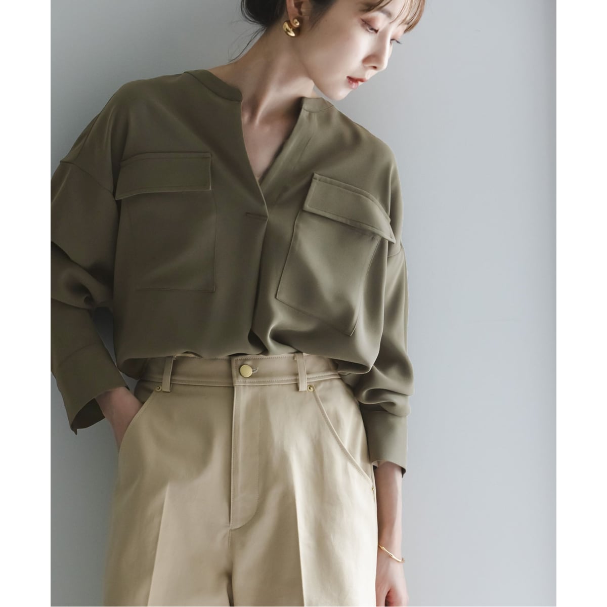 noble アシンメトリーボウタイブラウス Noble（ノーブル）の「《追加》アシンメトリーボウタイブラウス