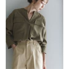追加》エステルダブルクロステーラードブラウス | ノーブル(Noble  