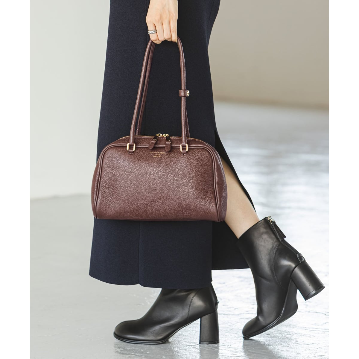 【外観美品】CHRISTIAN VILLA ボストンバッグ 2way ○《追加》CHRISTIAN VILLA/クリスチャンヴィラ ボストンバッグ