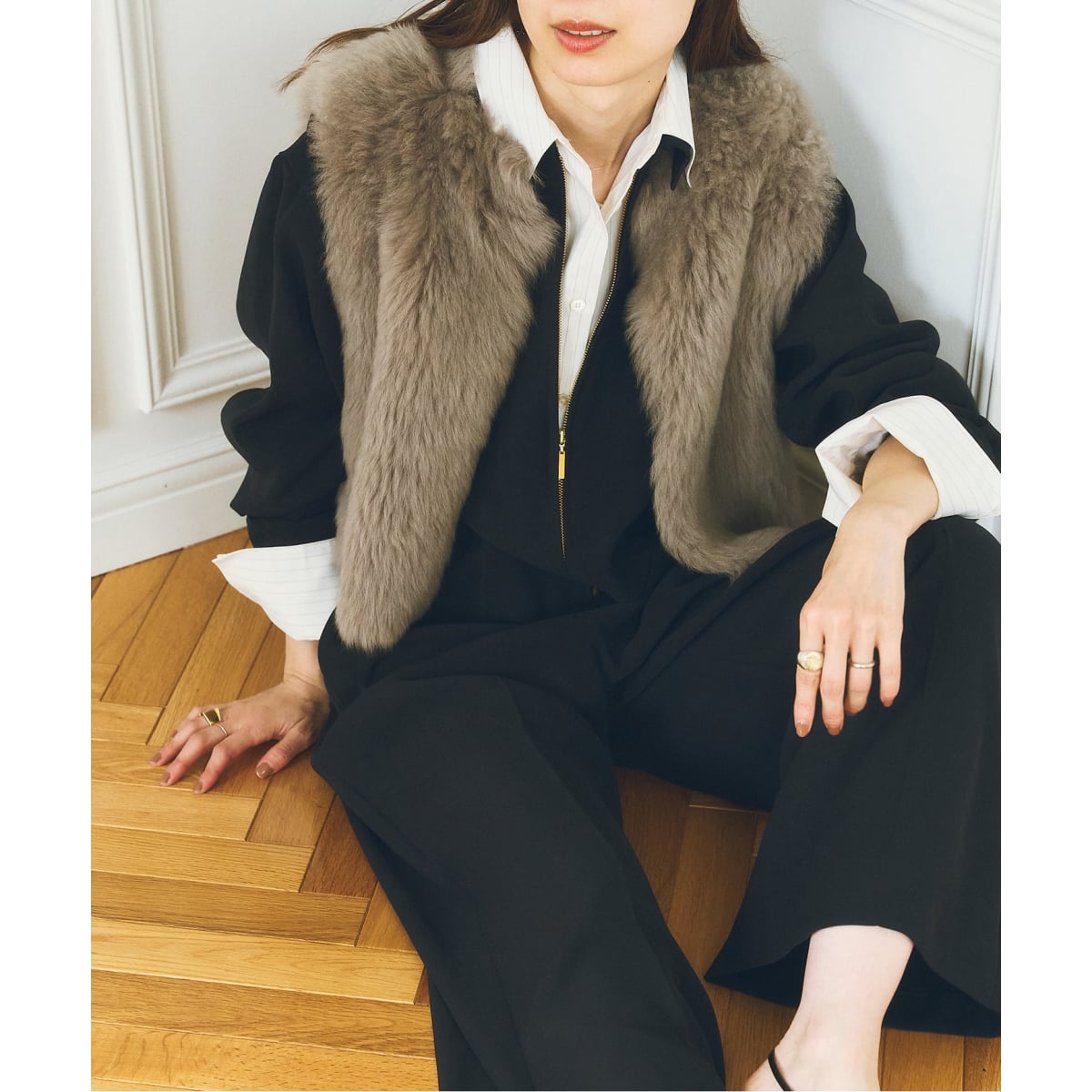 2WAYダブルカラーショートブルゾン | ノーブル(Noble) | マルイ