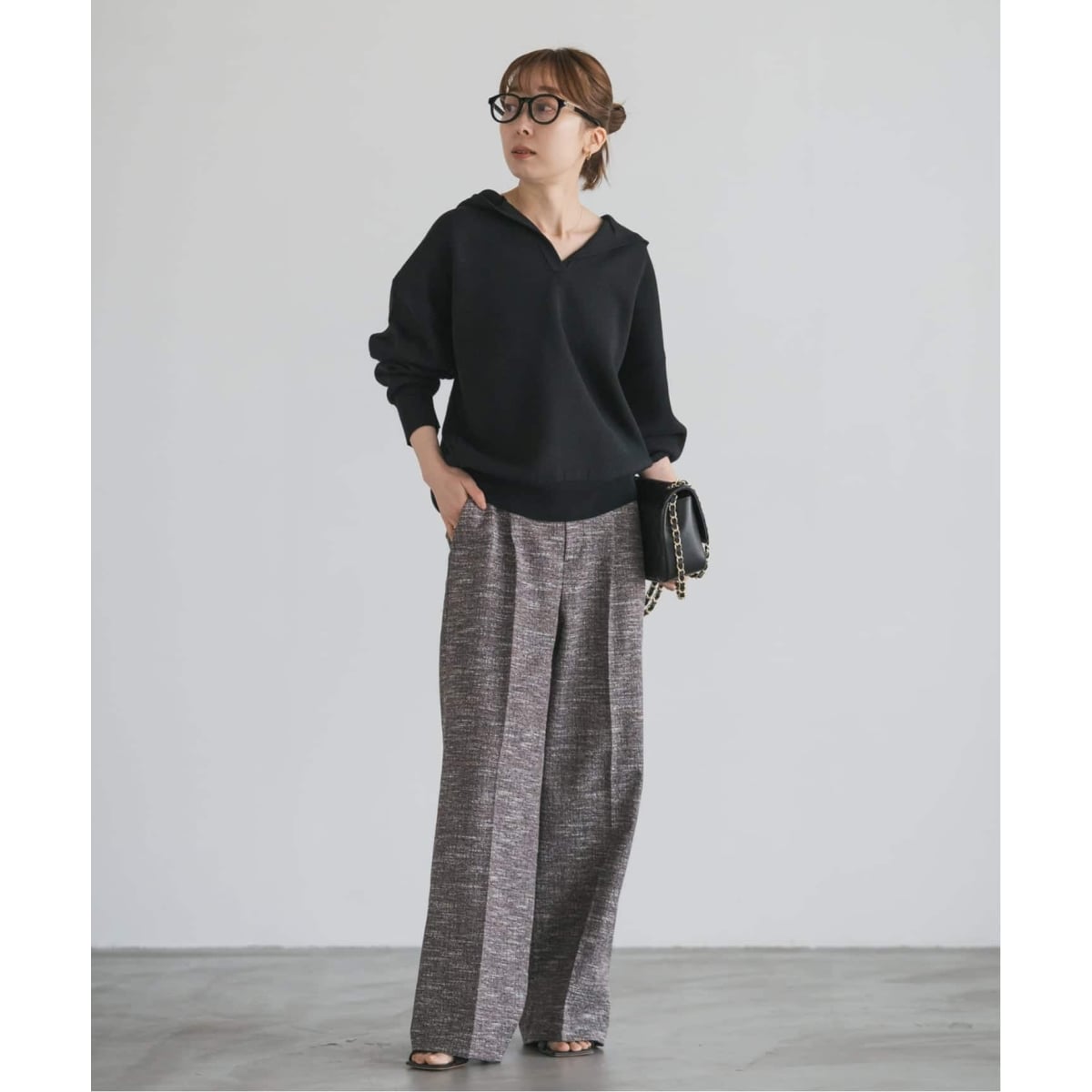 追加》接結タック編みフードプルオーバー | ノーブル(Noble) | マルイ