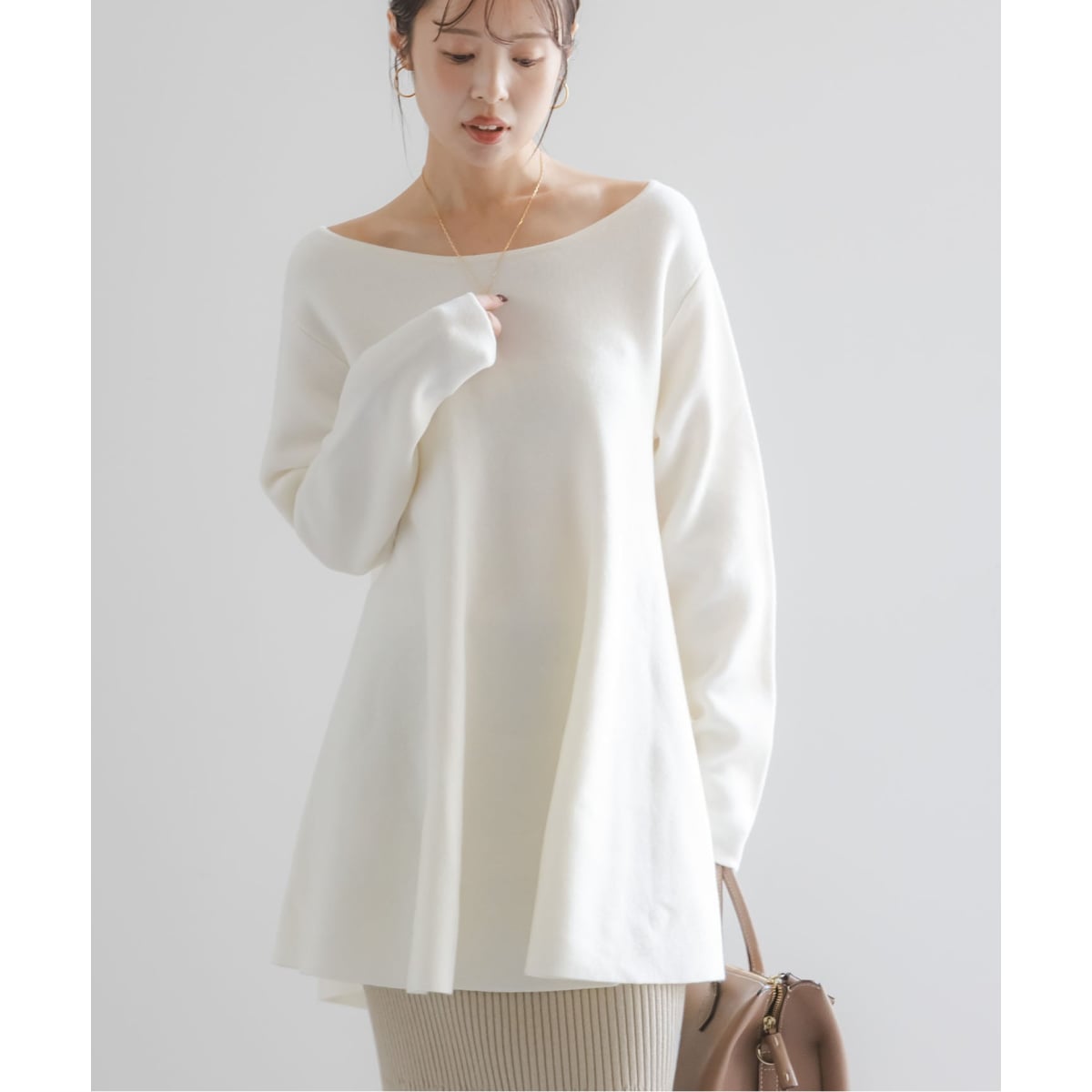 テントライン フレアニット | ノーブル(Noble) | マルイウェブチャネル