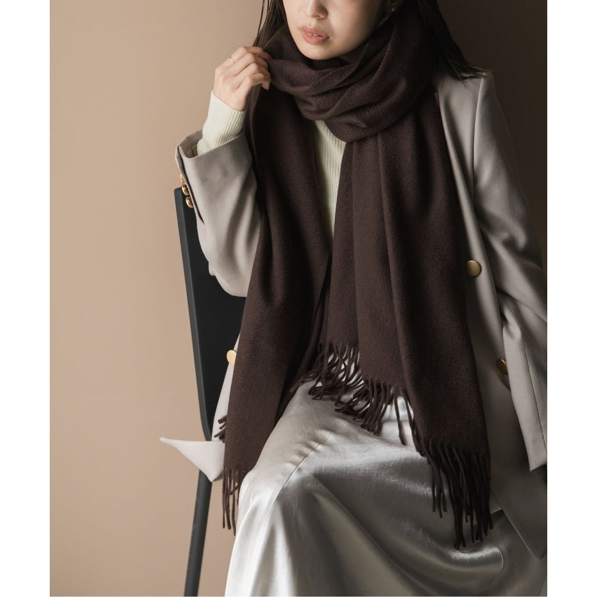 ★新品★ Noble ノーブル ORIGINAL カシミヤ チェック ストール ☆新品☆ Noble ノーブル ORIGINAL カシミヤ チェック ストール