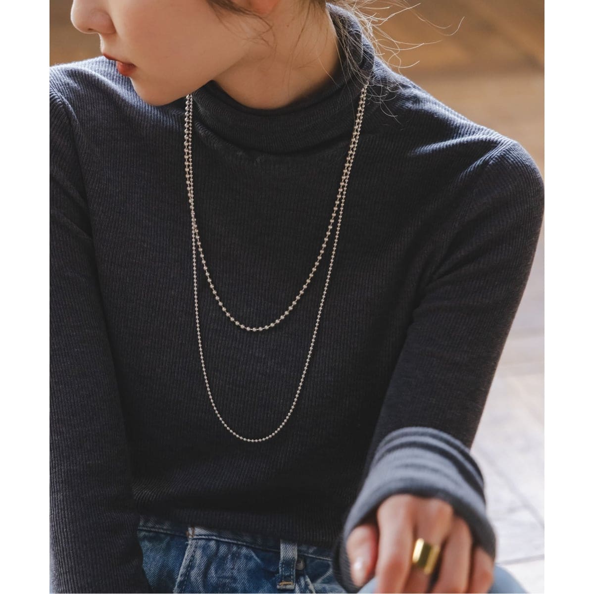 [}C]sǉ6tin mood/C[h MULTIBALL CHAIN-necklace/m[uiNoblej Vo[