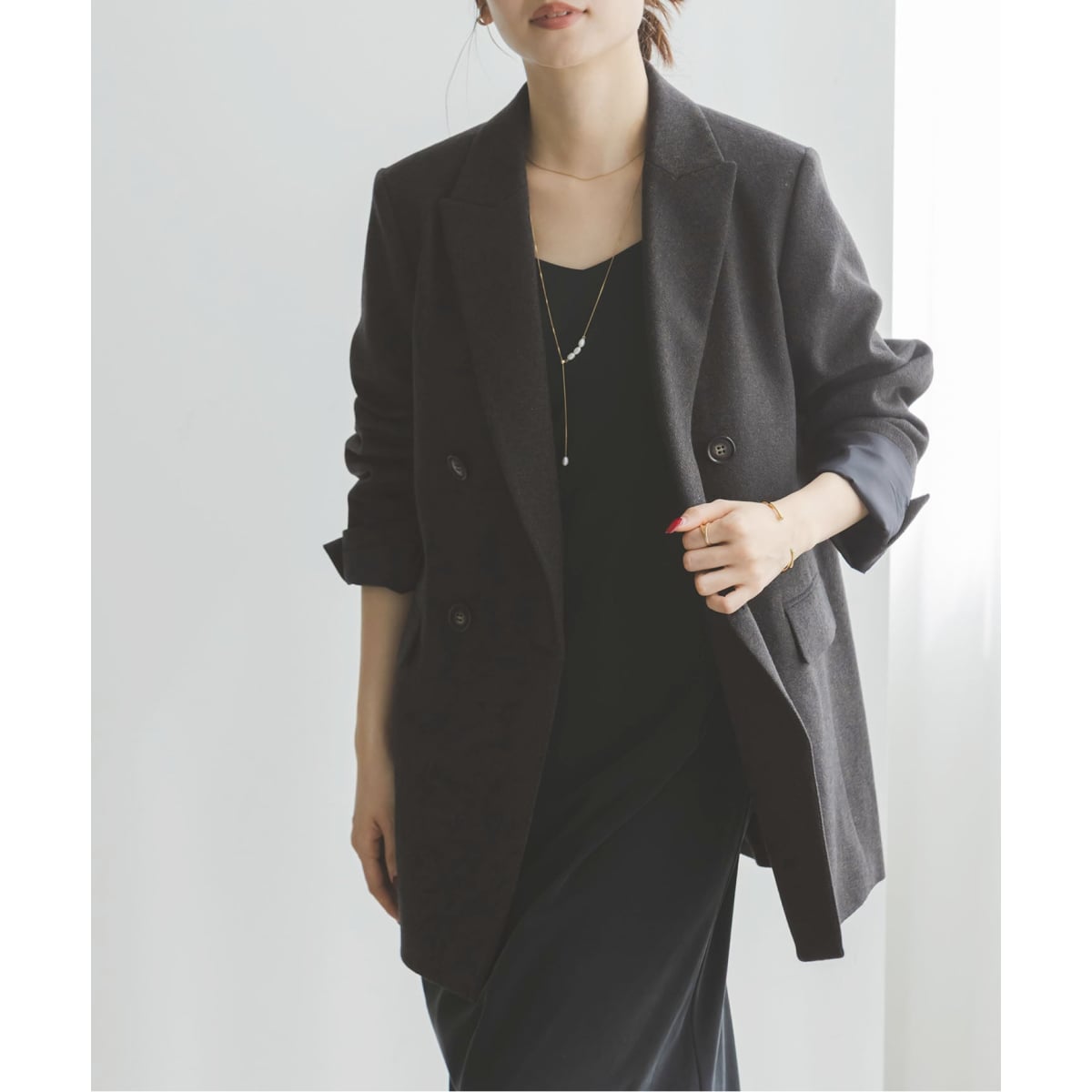 LIENシルクボタンレスジャケット | イエナ(IENA) | マルイウェブ
