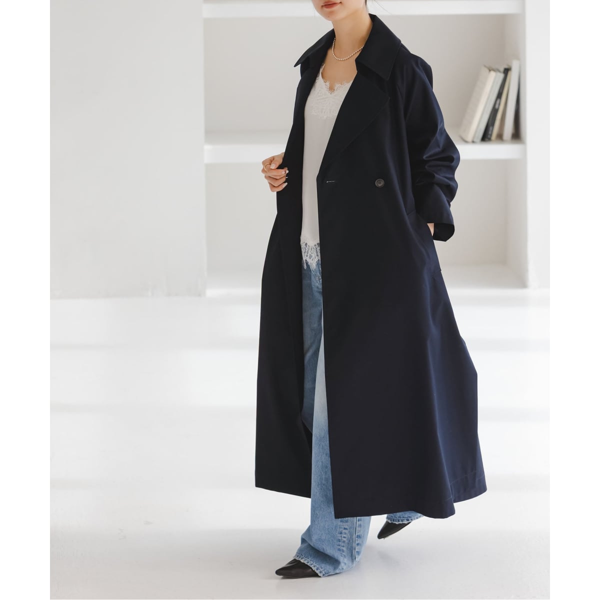 Pe/ポプリンオーバートレンチコート◇ | イエナ(IENA) | マルイウェブ