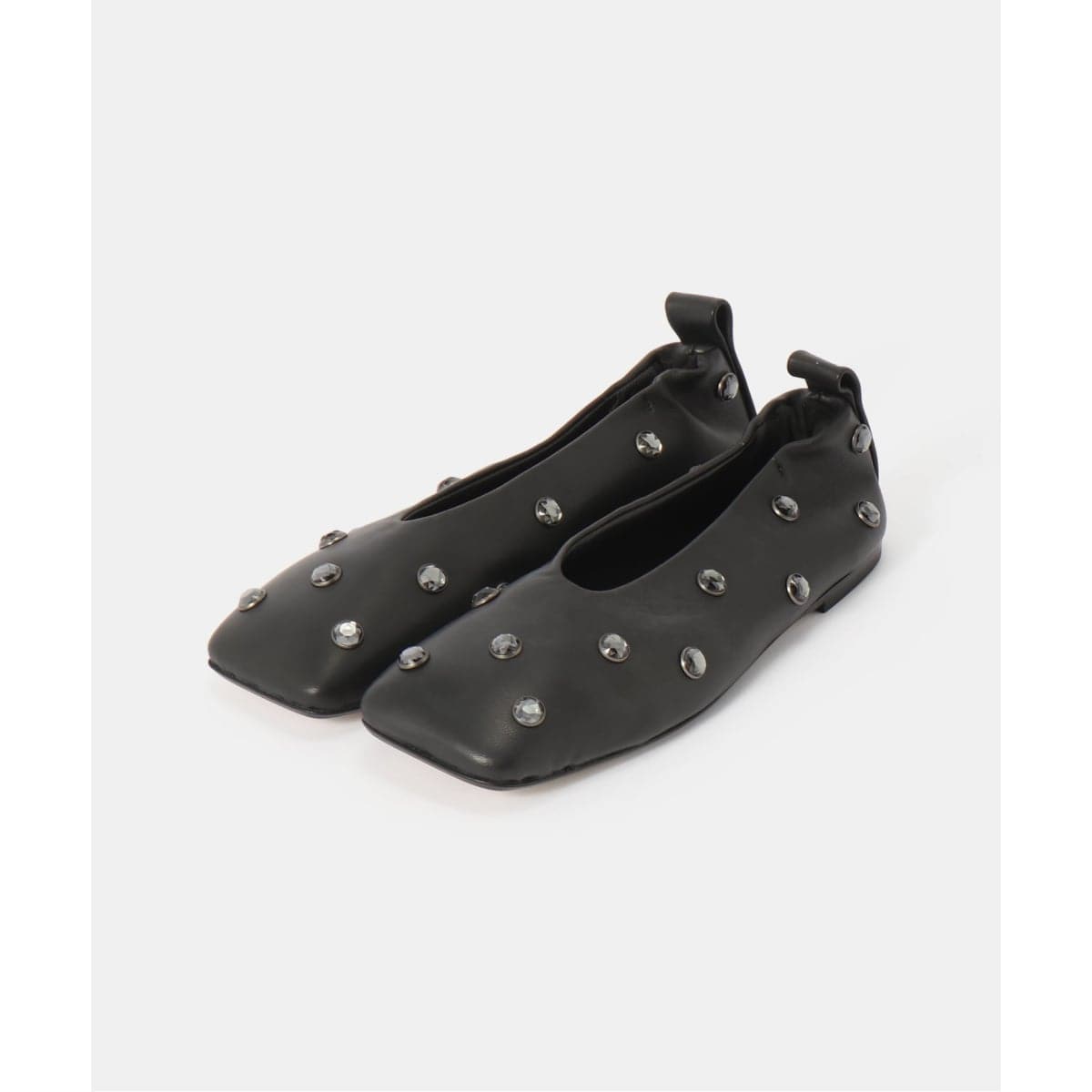 新品☆IENA☆TONY BIANCO ナイロンラインストーンフラットMILO TONY BIANCO/トニービアンコ ナイロンラインストーンフラット MILO