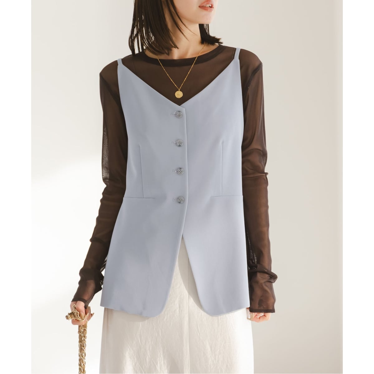 ボタニカルレースオープンカラーシャツ | ノーブル(Noble) | マルイ