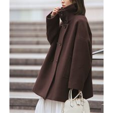 追加・WEB限定カラー》スタンドカラーオーバーコート | ノーブル(Noble 