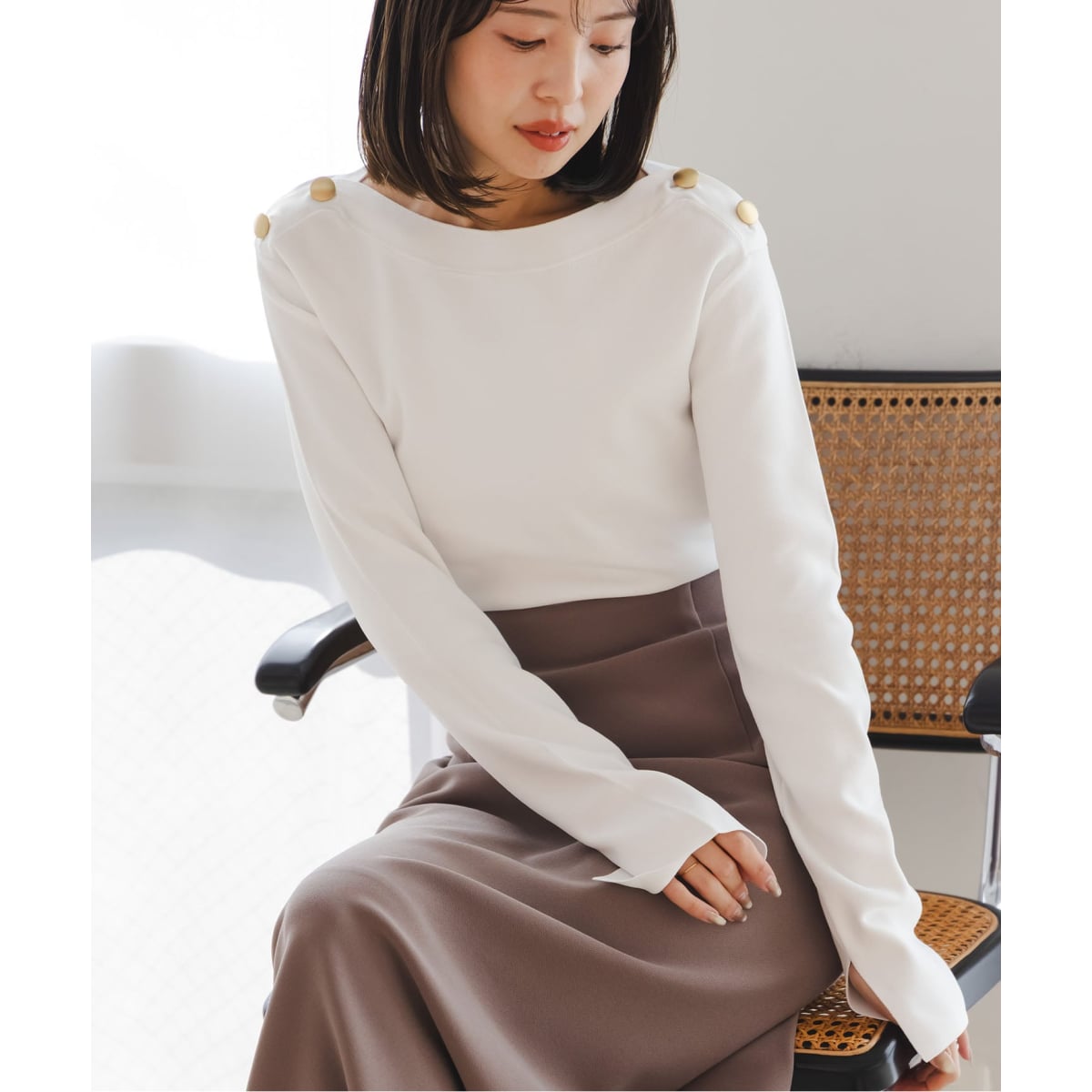 YUMI KATSURA for CELFORD】コラボスターリー刺繍ニットアンサンブル