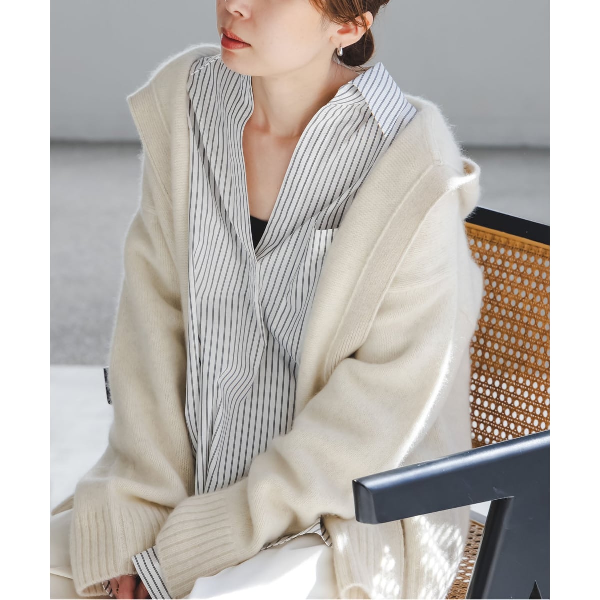 洗える】スリットスリーブブラウス | ノーブル(Noble) | マルイウェブ