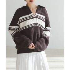 《NOBLE別注》Venit/ヴェニット ランダムボーダーニット