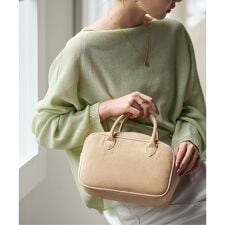 《追加・NOBLE別注カラー》VELETTO/ベレット エコスウェードボストン