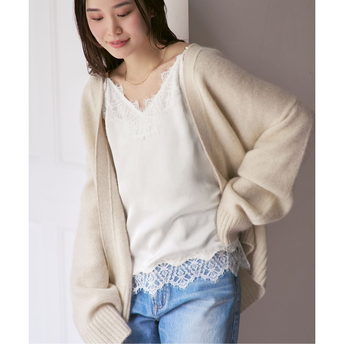 フェイクスエードキャミソール | スピック＆スパン(Spick and Span