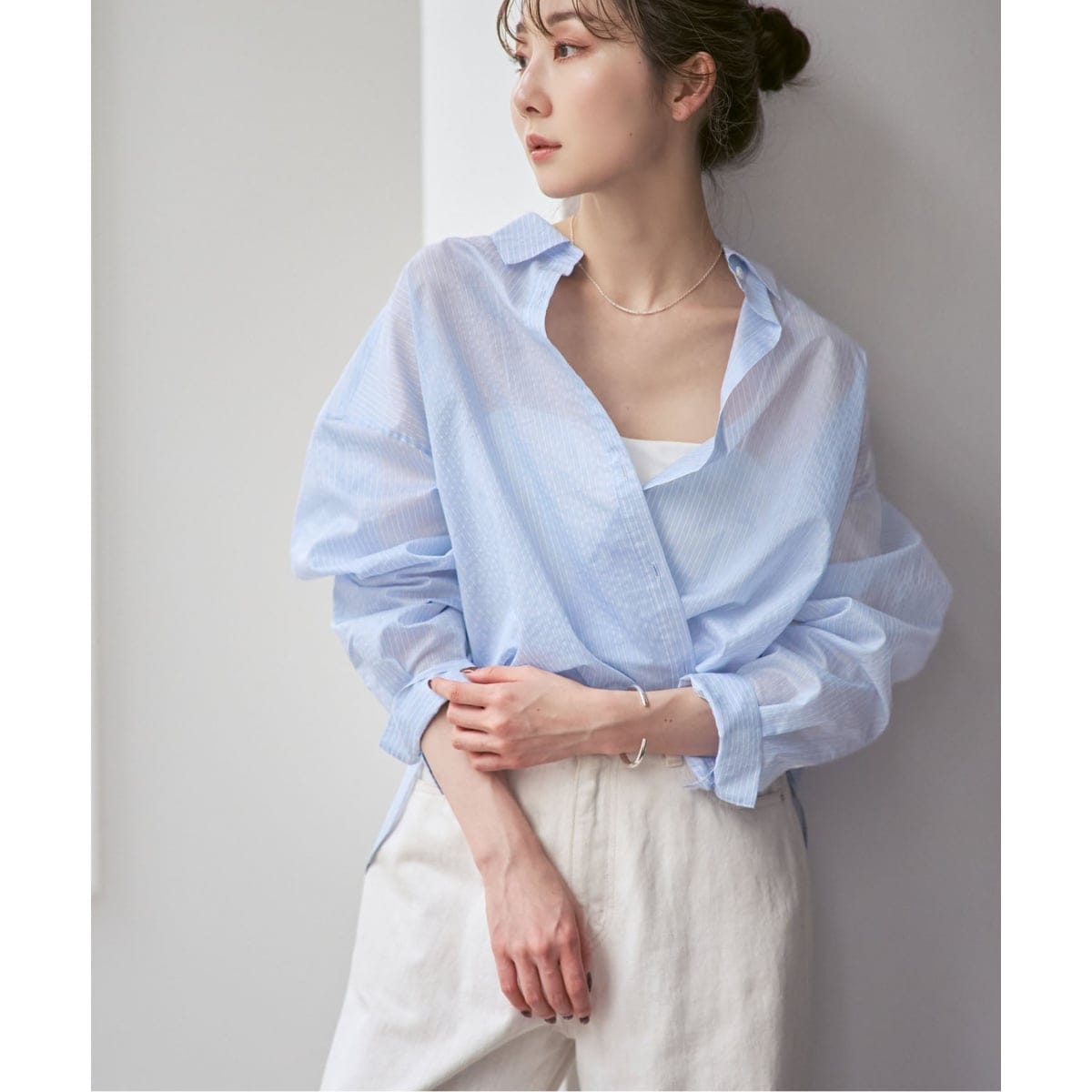 ブライトオーガンジーボウタイブラウス | ノーブル(Noble) | マルイ