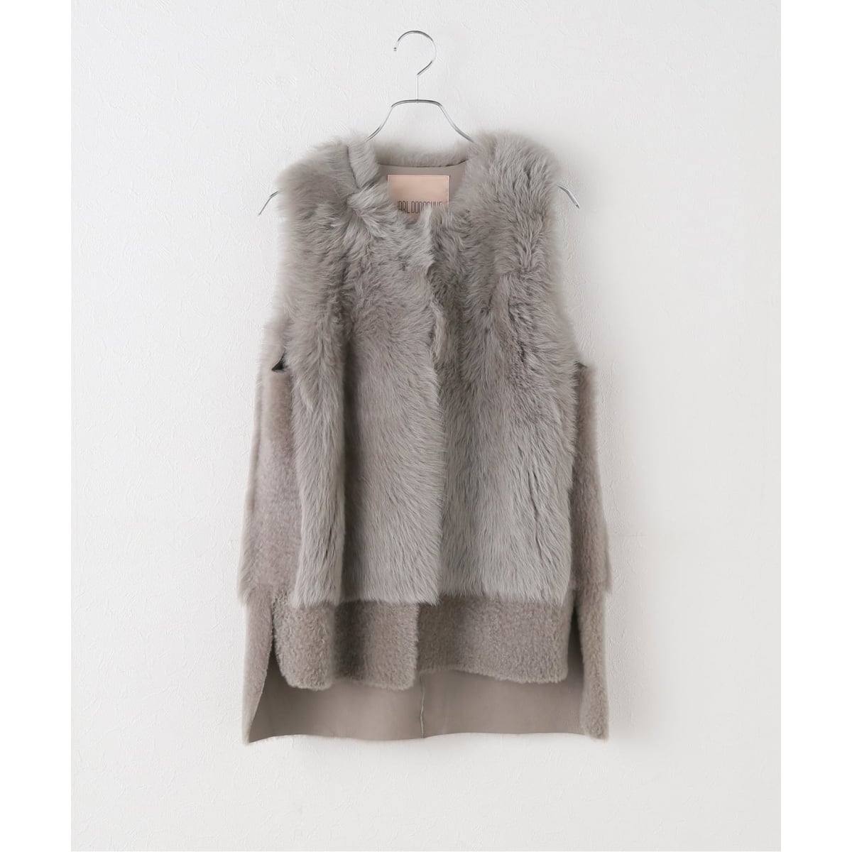 レディース Karl Donoghue カールドノヒュー ラム ファー ジレ ベスト