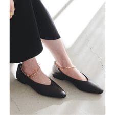 《NOBLE別注》REMME/レメ アンクレットフラットシューズ