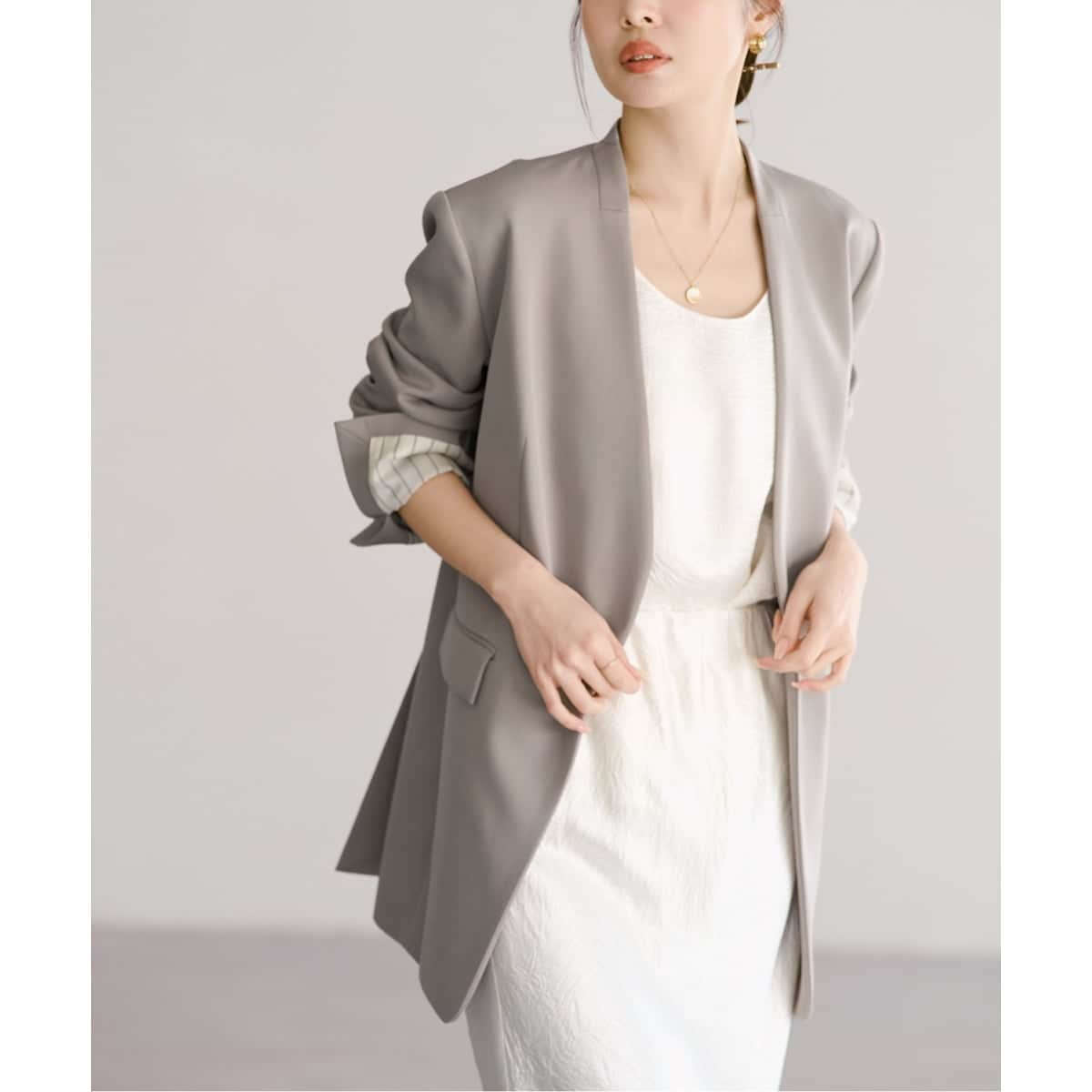 スピックアンドスパン　ノーカラージャケット スピック＆スパン(Spick and Span) ノーカラージャケット の一覧