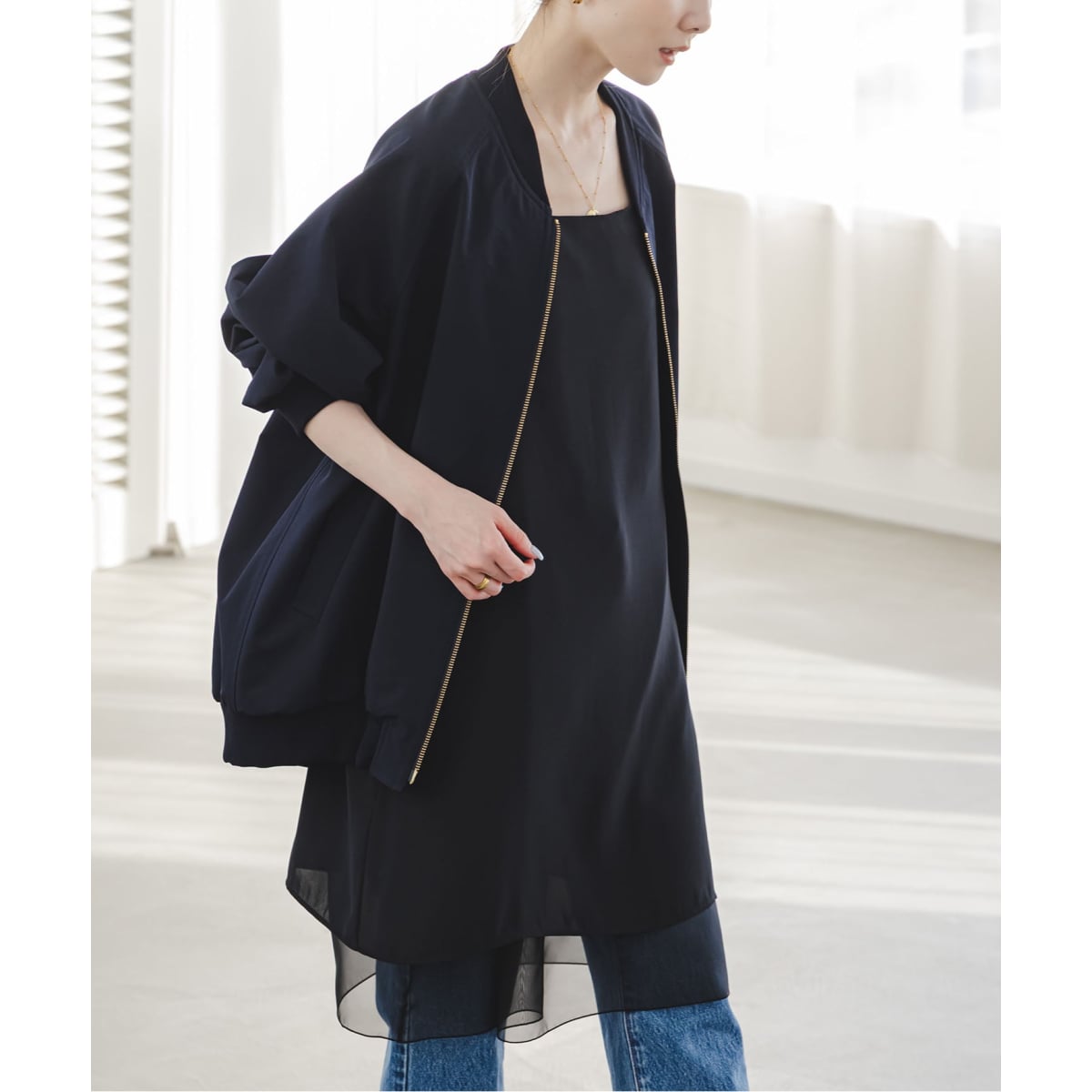 ストレートVネックワンピース | ノーブル(Noble) | マルイウェブチャネル