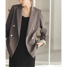 《追加・新色・セットアップ対応》フローツイルピークドラペルジャケット