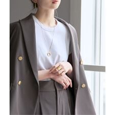 《追加・WEB限定カラー》スビンコットンスムースコンパクトTシャツ