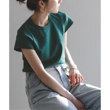 《追加・WEB限定カラー》スビンコットンスムースコンパクトTシャツ