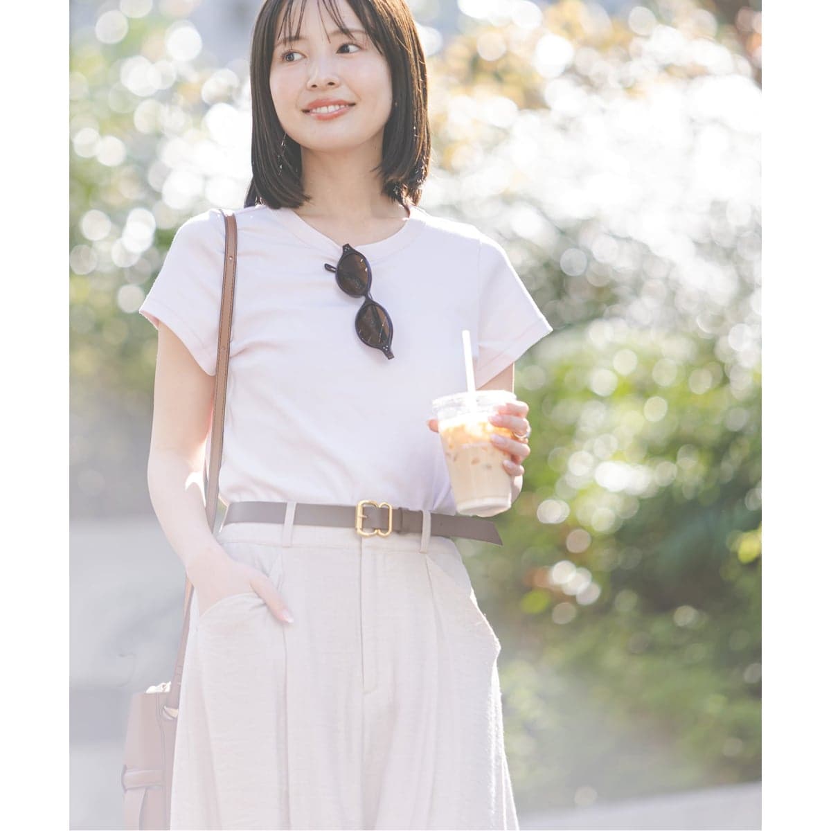 NOBLE ソフトコットンリブロングTシャツ Noble（ノーブル）の「ソフトコットンリブロングTシャツ◇（）」 - WEAR