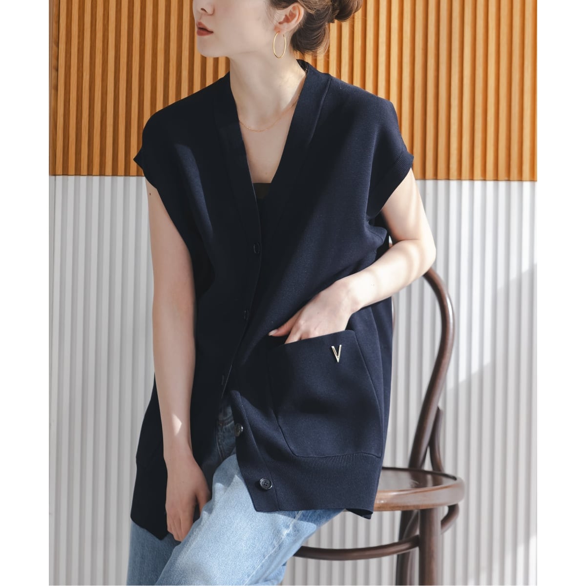 スピック＆スパン(Spick and Span) レディース ベスト・ジレ の一覧