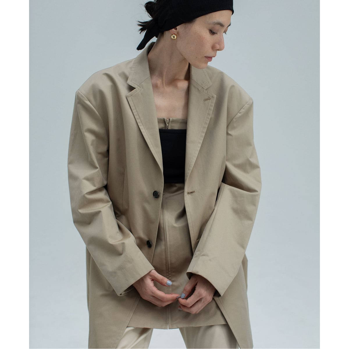 KAYLE/ケイル OVERSIZED SINGLE BREASTED JACKET | ノーブル(Noble 