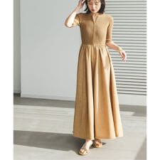 《追加予約・新色》フロントジップドッキングワンピース