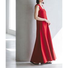 《追加予約》ミラノリブフィットフレアニットワンピース