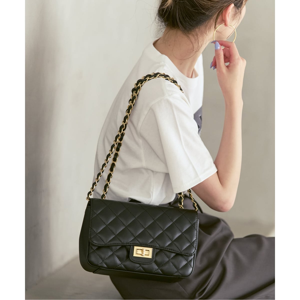 WEB限定追加5》Maison Vincent/メゾンヴァンサン チェーンバッグ