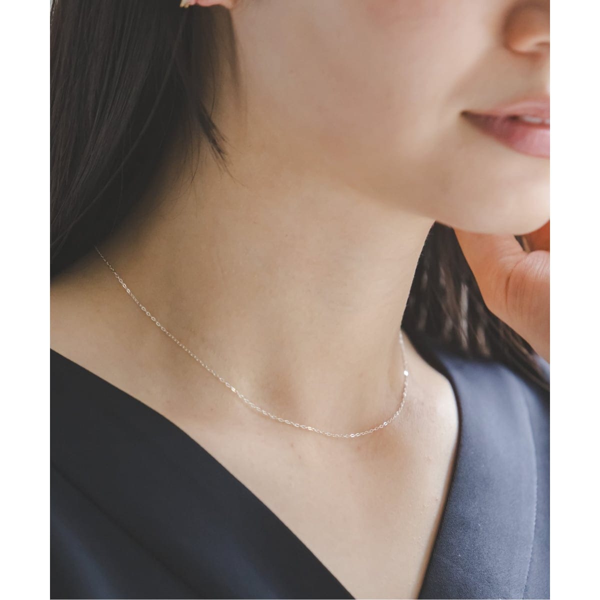 予約》norme/ノーム tag chain necklace(シルバー) | ノーブル(Noble