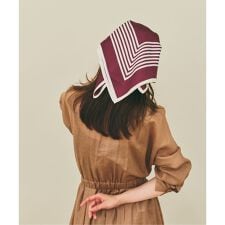 LE SCARF/レスカーフ square line SCARF
