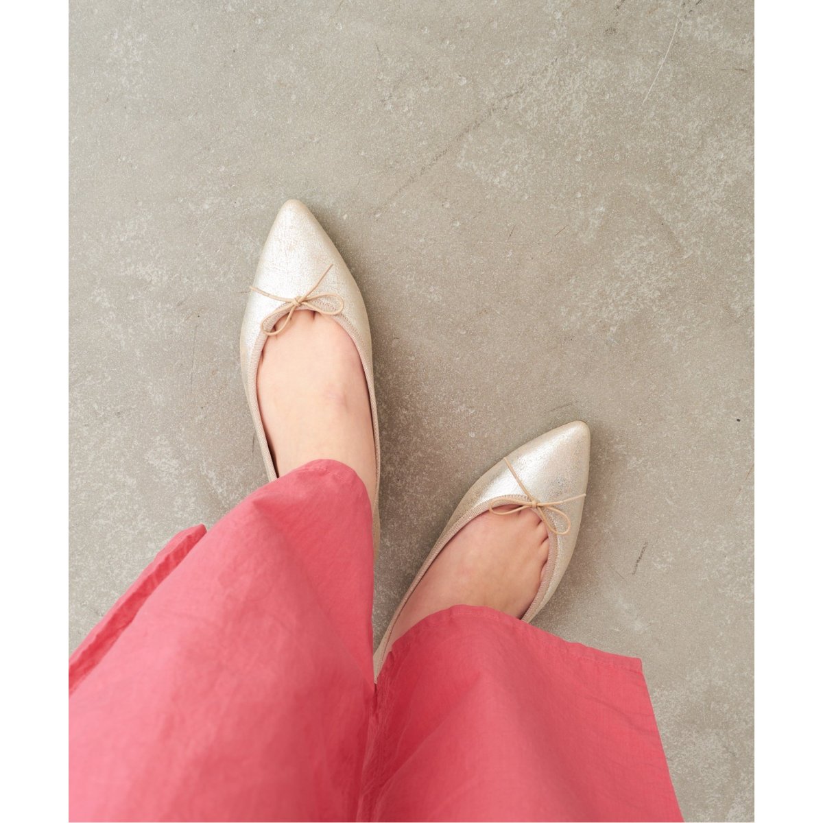 LE TALON ポインテッドメタリックバレエ　スクエアバレエパンプスセット ポインテッドメタリックバレエ | ルタロン(LE TALON) | マルイウェブ
