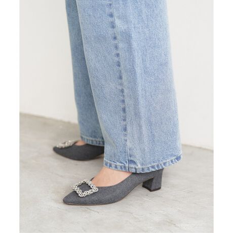 4.5cmVカットビジューパンプス | ルタロン(LE TALON) | マルイウェブ 