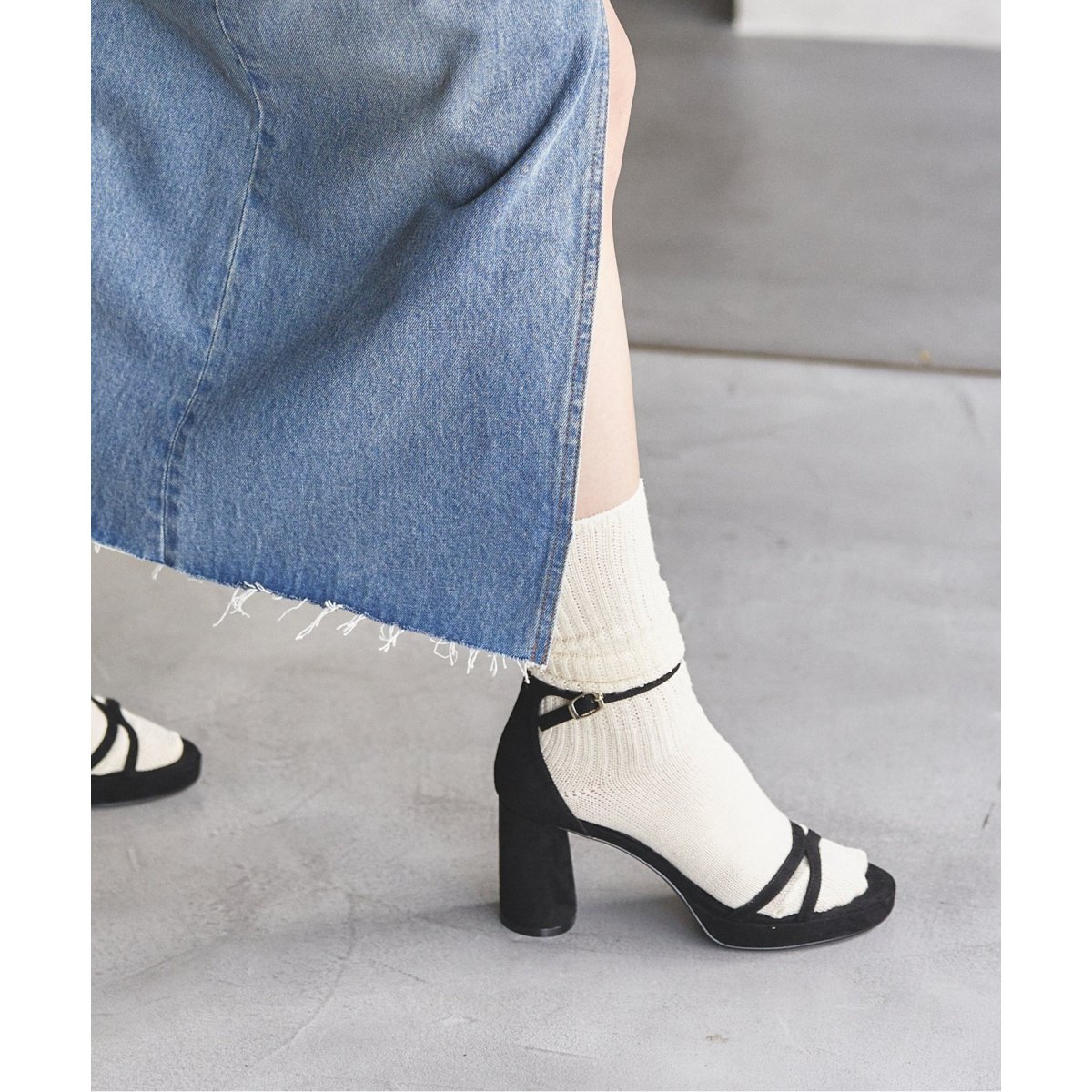 7.5cmプラットフォームサンダル | ルタロン(LE TALON) | マルイウェブ